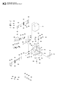 Electrical 6 Diagram and Parts List for PT26D (965160601)(2008-03) Husqvarna Lawn Mower