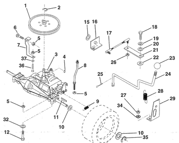 Part Location Diagram of 532131940 Husqvarna Link, Shift