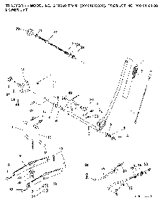 Mower Lift / Deck Lift Diagram and Parts List for CTH220TWIN (96061019001)(2007-05) Husqvarna Lawn Tractor