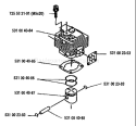 Part Location Diagram of 531004084 Husqvarna CYLINDER