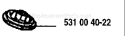 Page B Diagram and Parts List for 120L 120 L 1993-02 Husqvarna Trimmer