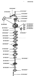 Part Location Diagram of 531002446 Husqvarna Screw