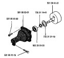 Part Location Diagram of 735313110 Husqvarna Retaining Ring