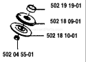 Page I Diagram and Parts List for 120L 120 L 1993-02 Husqvarna Trimmer