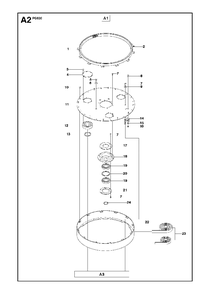 Grinder Diagram and Parts List for PG820 (0904-1 & Above)(2009-07) Husqvarna Sander Grinder