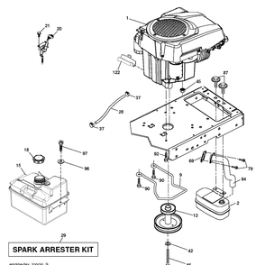 Part Location Diagram of 593356401 Husqvarna Nut