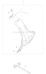 Accessories Diagram and Parts List for 122C  Husqvarna Trimmer