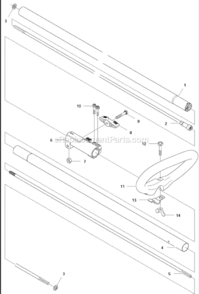 Part Location Diagram of 576282601 Husqvarna Clamping Sleeve Assembly