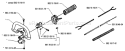 Page O Diagram and Parts List for 122L 122 L 1995-03 Husqvarna Trimmer