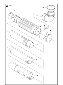 Tube Diagram and Parts List for 130BT  Husqvarna Leaf Blower / Vacuum