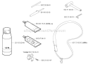 Accessories Diagram and Parts List for 123L 2004-03 Husqvarna Trimmer