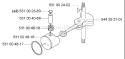 Part Location Diagram of 544293101 Husqvarna Crankshaft