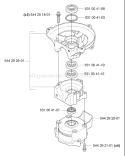 Part Location Diagram of 544291801 Husqvarna Screw