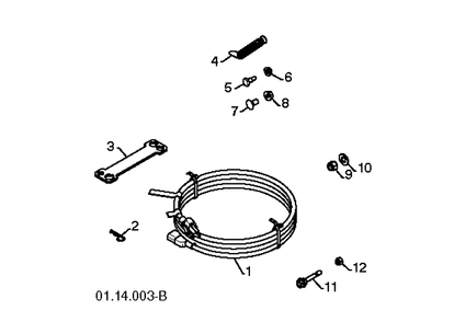 Accessories 3 Diagram and Parts List for 14527XLS (96193006101)(2010-08) Husqvarna Snow Blower