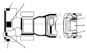 Decals Diagram and Parts List for 12527HV 96193005300 -2010-06 Husqvarna Snow Blower