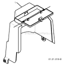 Chassis, Engine And Pulleys Diagram and Parts List for 12527HV 96193005301 -2010-07 Husqvarna Snow Blower