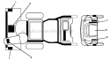 Decals Diagram and Parts List for 12527HV 96193005301 -2010-07 Husqvarna Snow Blower