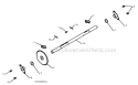 Drive Diagram and Parts List for 12527HV 96193005301 -2010-07 Husqvarna Snow Blower