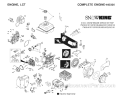 Part Location Diagram of 532429315 Husqvarna Piston Assembly