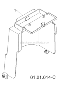 Page D Diagram and Parts List for 12527HV 96193007100 -2011-06 Husqvarna Snow Blower