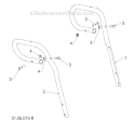Page U Diagram and Parts List for 12527HV 96193007101 -2011-07 Husqvarna Snow Blower