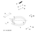 Page F Diagram and Parts List for 12527HV 96193007101 -2011-07 Husqvarna Snow Blower