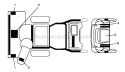 Page H Diagram and Parts List for 12527HV 96193007101 -2011-07 Husqvarna Snow Blower