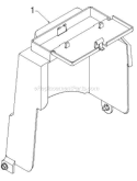 Chassis Engine Pulleys Diagram and Parts List for 12527HV 96193007102 - 2012-07 Husqvarna Snow Blower