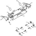 Handle and Controls Diagram and Parts List for 12527HV 96193007102 - 2012-07 Husqvarna Snow Blower