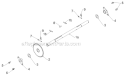 Drive Diagram and Parts List for 12527HV 96193007104 - 2012-06 Husqvarna Snow Blower