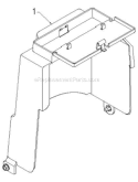 Chassis Engine Pulleys Diagram and Parts List for 12527HV 96193007104 - 2012-06 Husqvarna Snow Blower