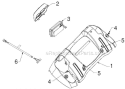 Handle and Controls Diagram and Parts List for 12527HV 96193007104 - 2012-06 Husqvarna Snow Blower