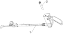 Control Panel Discharge Chute Diagram and Parts List for 12527HV 96193007105 - 2012-08 Husqvarna Snow Blower