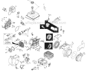 Engine Diagram and Parts List for 12527HV 96193007105 - 2012-08 Husqvarna Snow Blower