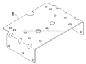 Chassis Engine Pulleys Diagram and Parts List for 12527HV 96193007105 - 2012-08 Husqvarna Snow Blower