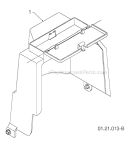 Part Location Diagram of 532418601 Husqvarna COVER ASSEMBLY