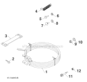 Page G Diagram and Parts List for 12527HV 96193008000 -2011-07 Husqvarna Snow Blower