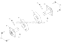 Auger Housing Impeller Diagram and Parts List for 12530HV 96193007200 - 2011-07 Husqvarna Snow Blower
