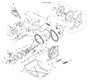 Drive Diagram and Parts List for 12530HV 96193007201 - 2012-06 Husqvarna Snow Blower