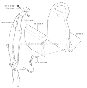 Part Location Diagram of 531009506 Husqvarna Harness