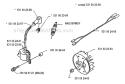 Ignition System Diagram and Parts List for 125L 1990-11 Husqvarna Trimmer