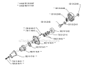Clutch Diagram and Parts List for 125L 1990-11 Husqvarna Trimmer