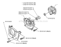 Crankcase Diagram and Parts List for 125L 1990-11 Husqvarna Trimmer