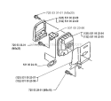 Muffler Diagram and Parts List for 125RB 1990-11 Husqvarna Brush Cutter