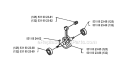 Crankshaft Diagram and Parts List for 125RB 1993-04 Husqvarna Brush Cutter