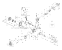 Engine Diagram and Parts List for 125RJ 2008-06 Husqvarna Brush Cutter