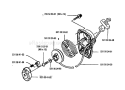 Page L Diagram and Parts List for 125E 125 E 1993-04 Husqvarna Edger
