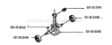 Page F Diagram and Parts List for 125E 125 E 1993-04 Husqvarna Edger
