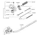 Part Location Diagram of 531004055 Husqvarna Throttle Trigger