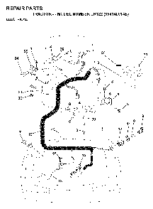 Electrical Diagram and Parts List for LR122 (954140014B)(1999-03) Husqvarna Lawn Tractor